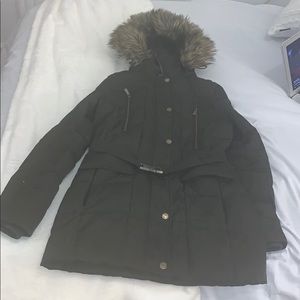 Michael Kors Down Belted Puffer Coat